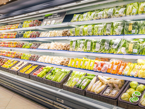 新鲜水果蔬菜商店中使用的可生物降解食品包装