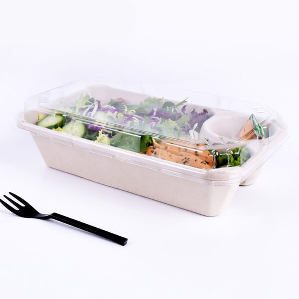 高品质透明塑料水果沙拉碗容器带盖包装盒