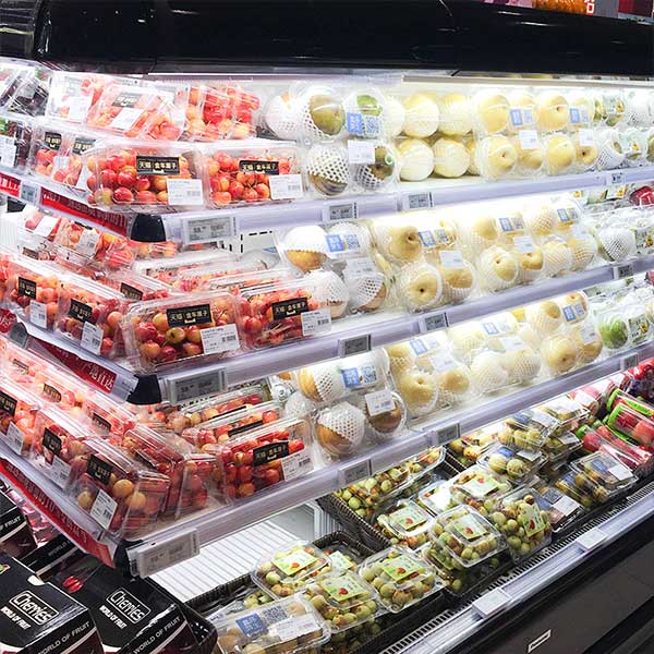 新鲜水果蔬菜商店中的可生物降解食品包装