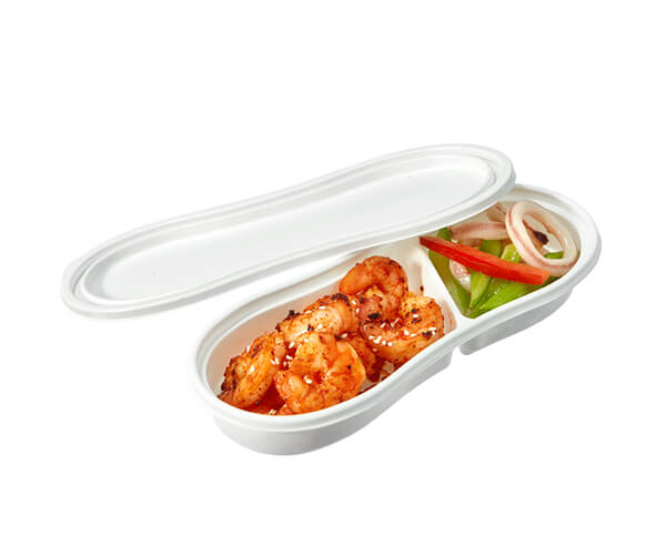 disposable plastic food container