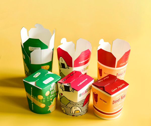 brown paper food packaging