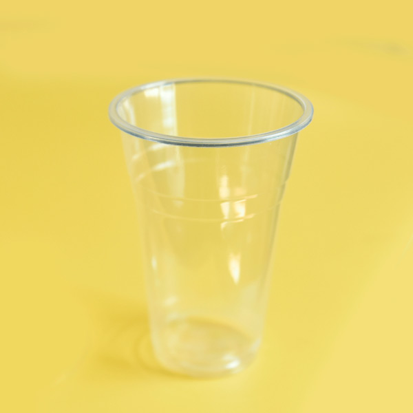 500毫升透明透明PP杯，用于冷热饮料