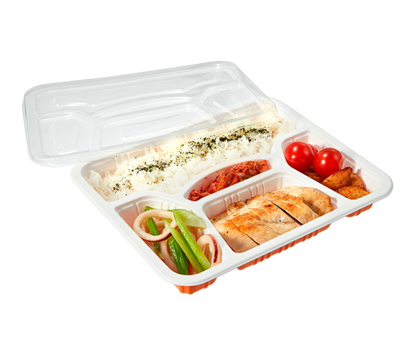 disposable plastic food container