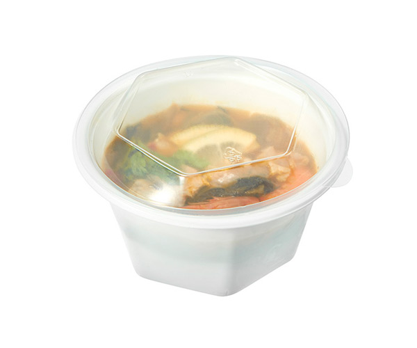 disposable plastic container