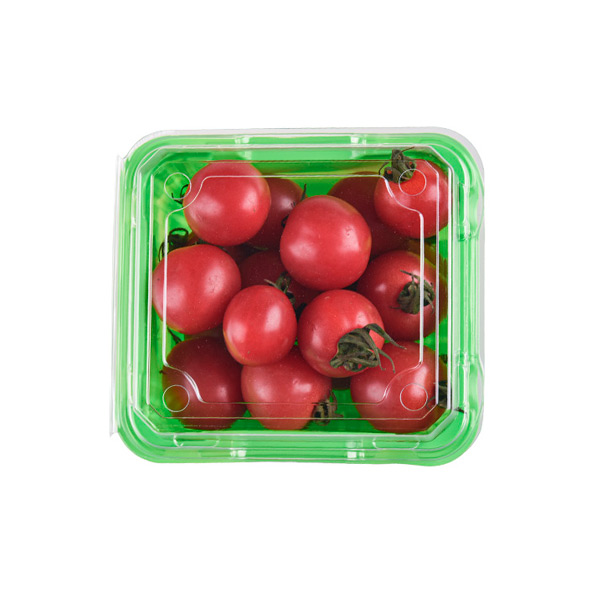 250克绿色环保水果樱桃番茄包装塑料盒带透明盖